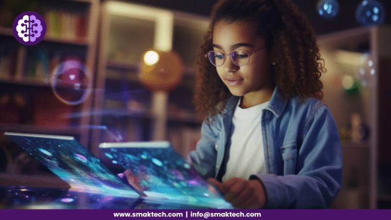 Student learn with technology