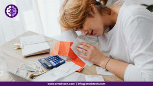 women stressing over high education fees