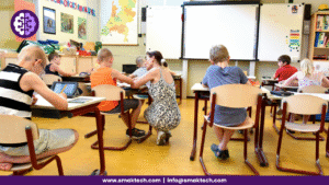 Students learning in the classrooms by using differernt techniques which is called personalized learning.